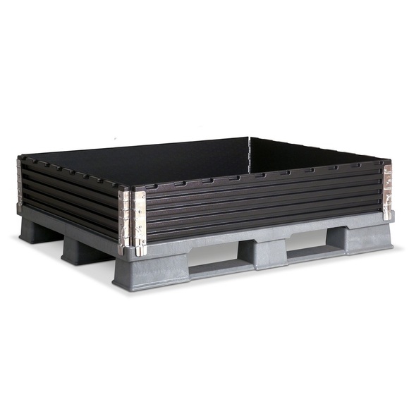Aufsatzrahmen aus Kunststoff, BxT 1.200 x 1.200 mm, 4 Scharniere