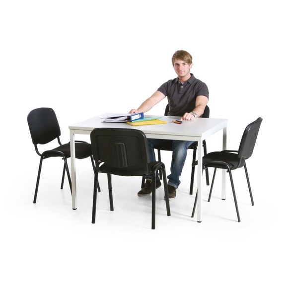 Besprechungsgruppe, Tisch BxT 1.600 x 800 mm + 4 Stühle