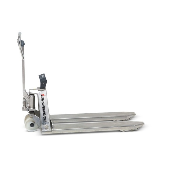 Edelstahl-Wiege-Hubwagen Jungheinrich™ AMW I20, 1 kg-Schritte