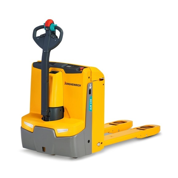 Jungheinrich™ Elektro-Hubwagen EJE 114, GL 1.150 mm, TK 1.400 kg, Tandemrollen, Lithium-Ionen