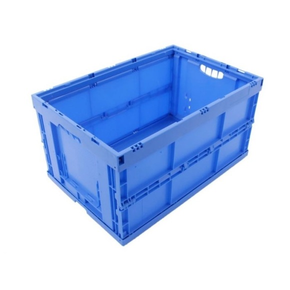 Euronorm-Faltbox Premium, 68 Liter, blau