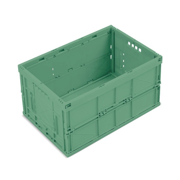 Euronorm-Faltbox Premium, 68 Liter, grün