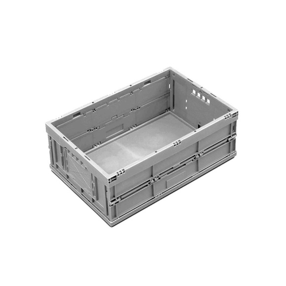 Euronorm-Faltbox Premium, 44 Liter, grau