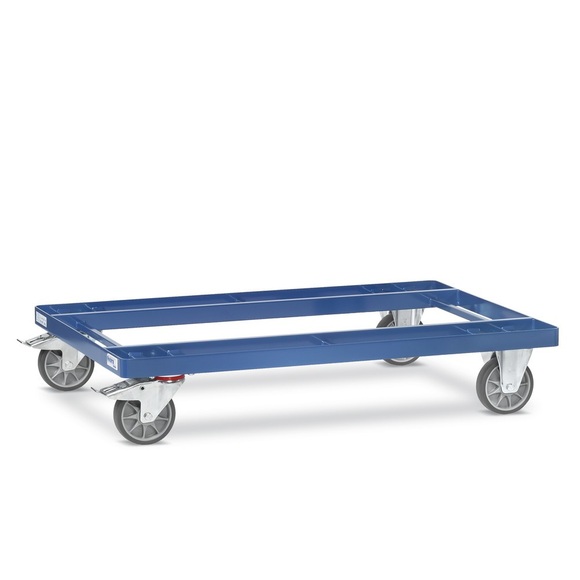 fetra® Fahrgestell, TK 500 kg, für Paletten 1.200 x 800 mm, TPE-Bereifung