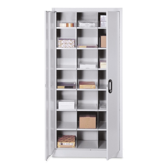 Flügeltürschrank mit 30 Fächern, HxBxT 1.950 x 930 x 400 mm