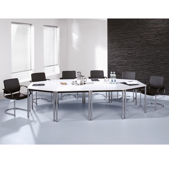 Konferenztisch Premium, Quadratrohr, BxT 1.600 x 800 mm, Buche/schwarz
