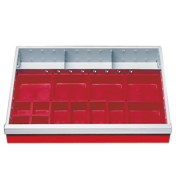Kleinteilekästen für Schubladenschränke Profi, Breite 680 mm