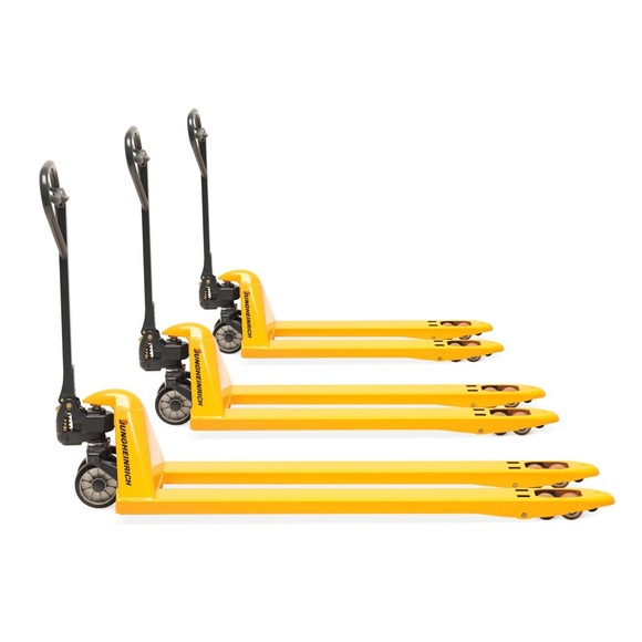 Jungheinrich™ Handhubwagen AM 22, GL 1.900 mm, TK 1.200 kg, Vollgummi/Polyurethan, Tandemrollen