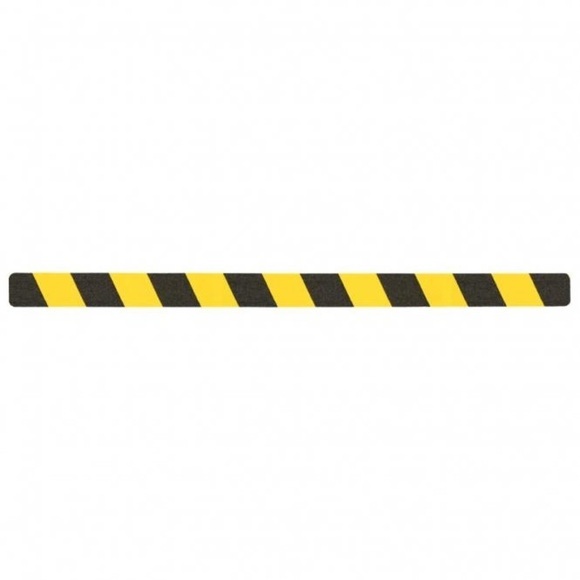m2-Antirutschbelag™, verformbar, 50 Stk, LxB 800 x 50 mm, schwarz-gelb