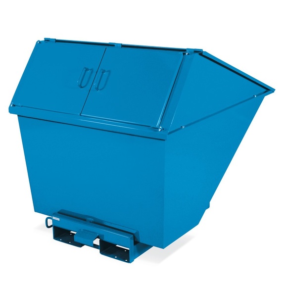 Müllcontainer mit Kippfunktion, Volumen 1,3 m³