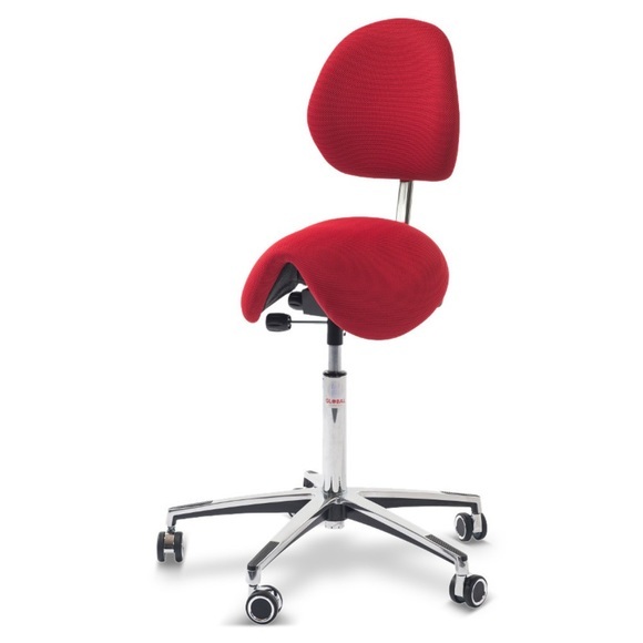 Sattelstuhl Pinto Lux, rot