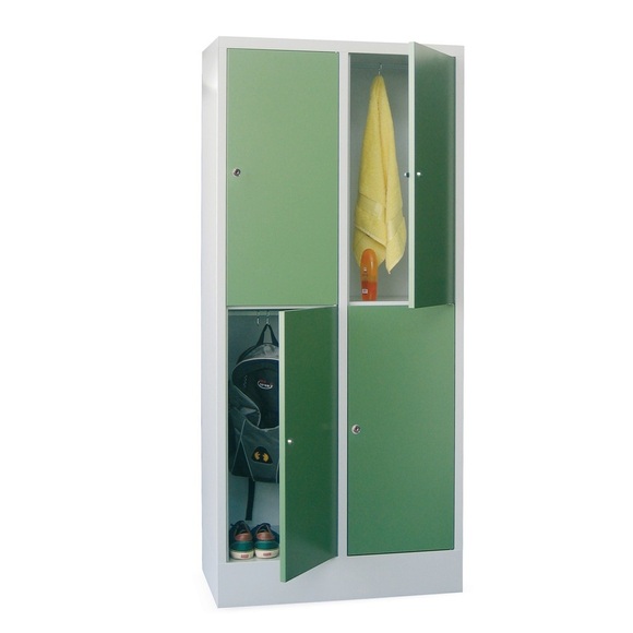 PAVOY- Schliessfachschrank PAVOY, 2 x 4 Fächer, HxBxT 1.850 x 830 x 500 mm