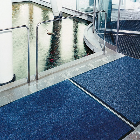 Schmutzfangmatte Olefin LxB 910 x 600 mm blau