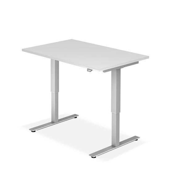 UPLINER - Schreibtisch, elektrisch höhenverstellbar BxT 1200 x 800 mm Dekor Buche