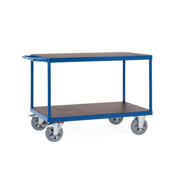 Fetra 12402 Tischwagen Stahl pulverbeschichtet Traglast (max.): 1200 kg Brillantblau (RAL 5007)