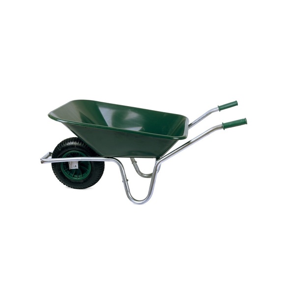 Schubkarre, TK 150 kg, 80 l, PVC grün