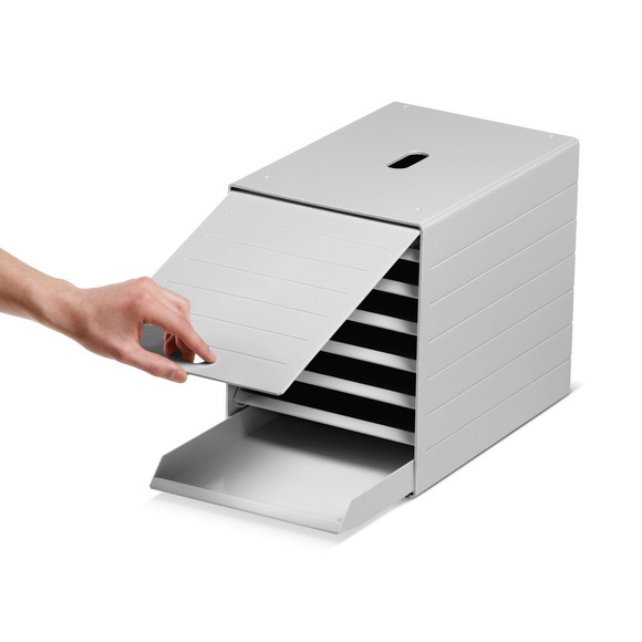 DURABLE Schubladenbox HxBxT 322 x 250 x 365 mm grau