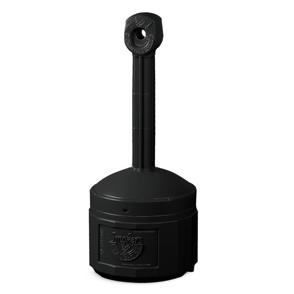 Sicherheits-Standascher, robuster, brandhemmender Kunststoff, Innenbehälter 15 Ltr., schwarz