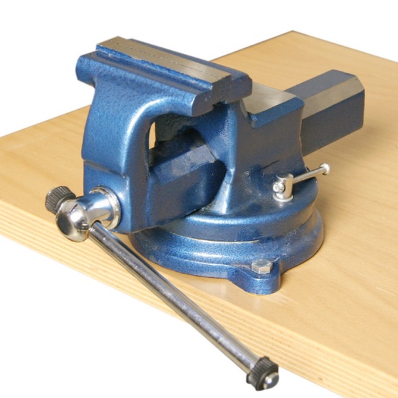 Parallel-Schraubstock, dreh- und arretierbar, Backenbreite 100 mm