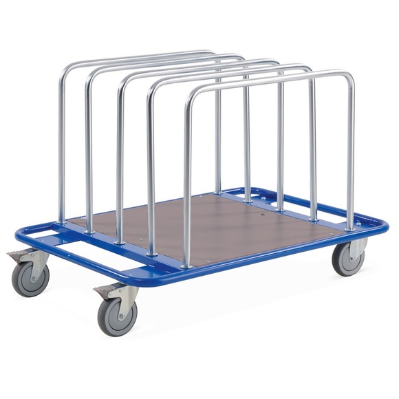 BASIC Rohrbügelwagen, mit 5 Bügeln, Ladefläche BxT 1.000 x 700 mm