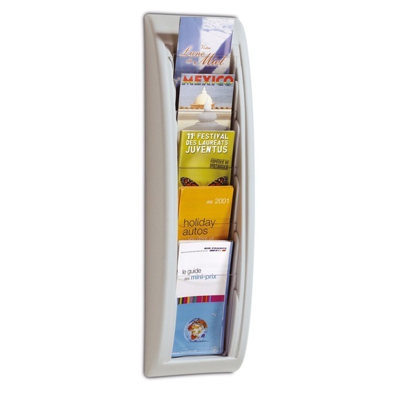 styro Wandhalter aus Polyl, DIN A5, anthrazit