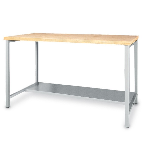 Werkbanktisch mit Ablage, TK 1.000 kg, HxBxT 859 x 2.000 x 750 mm