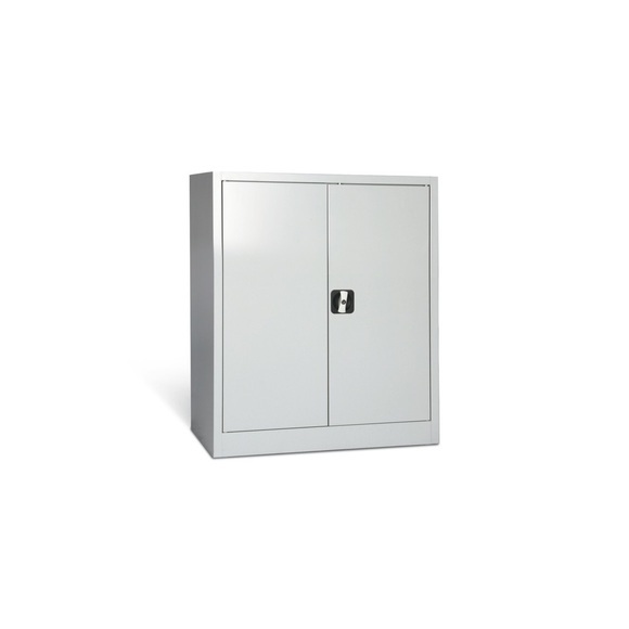 BASIC Werkstatt-Beistellschrank mit 2 Fachböden, HxBxT 1.000 x 800 x 380 mm, lichtgrau