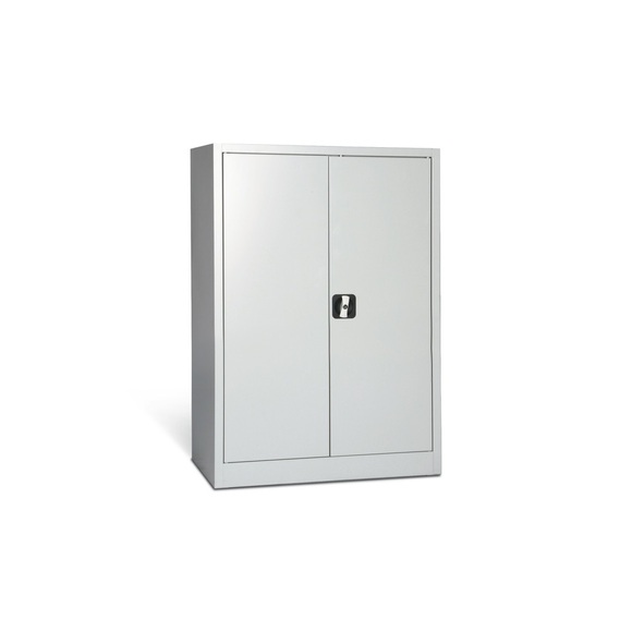 BASIC Werkstatt-Beistellschrank mit 2 Fachböden, HxBxT 1.200 x 925 x 420 mm, lichtgrau