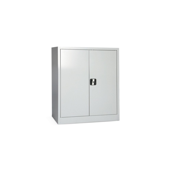 BASIC Werkstatt-Beistellschrank mit 2 Fachböden, HxBxT 1.000 x 925 x 420 mm, lichtgrau