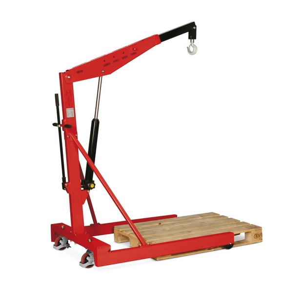 Werkstattkran mit parallelem Fahrgestell, TK 700-1.000 kg, RAL 3000 feuerrot