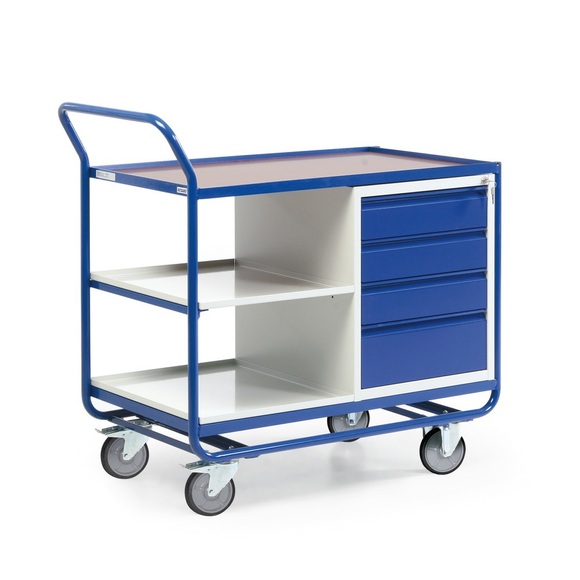 Werkstattwagen, Schubladenschrank, 3 Ablagen, TK 300 kg