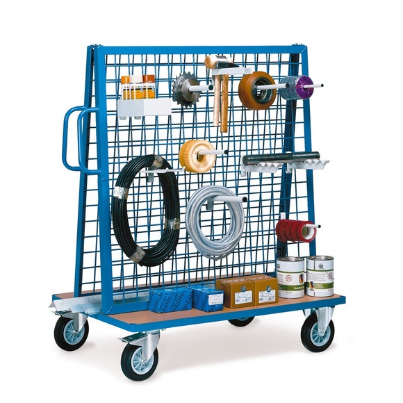 Werkstückwagen Stahl pulverbeschichtet Traglast (max.): 500 kg Fetra 1301