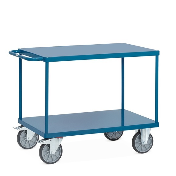 Fetra 2401B Tischwagen Stahl pulverbeschichtet Traglast (max.): 500 kg Brillantblau (RAL 5007)