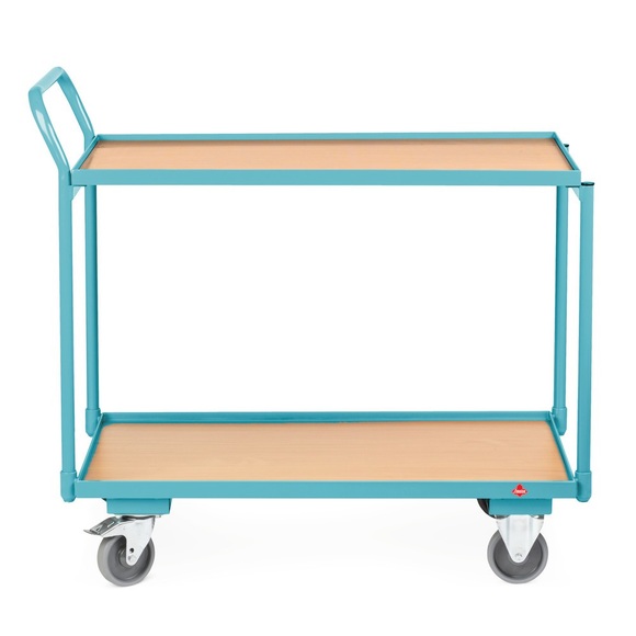 Ameise®- Tischwagen Ameise®, hochstehender Bügel, 2 Etagen à 850 x 500 mm