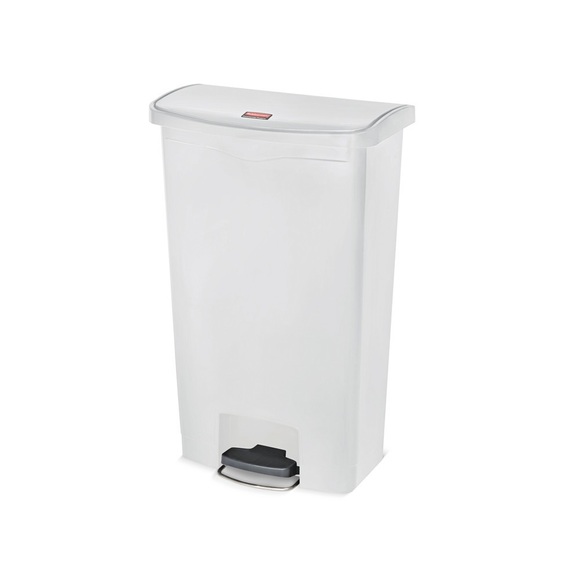 Rubbermaid Tretabfallsammler Volumen 50 l, BxHxT 456 x 719 x 292 mm weiß