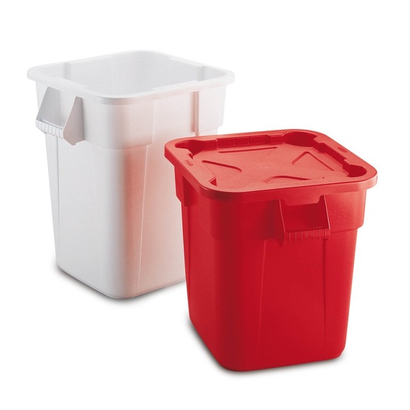 Rubbermaid Universalcontainer, quadratisch Inhalt ca. 151 l weiß