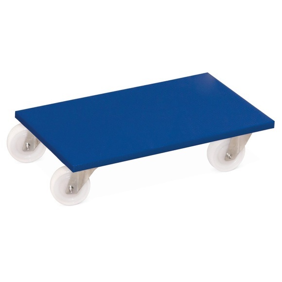 VAR IOfit® Transportroller Möbelhund®, Tragkraft 500 kg, BxT 600 x 350 mm, Kunststoff-Bereifung
