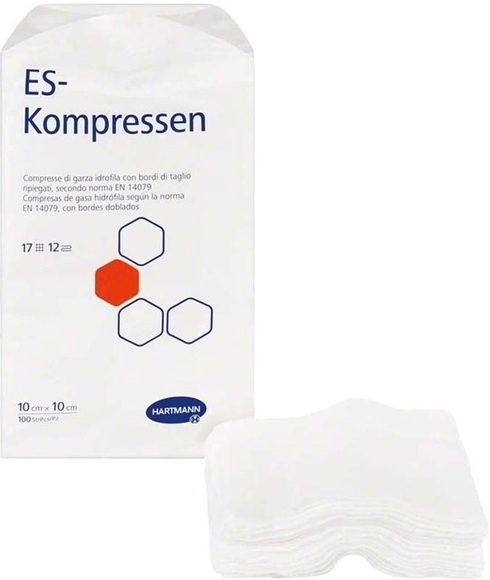 Hartmann ES-Kompressen 12fach 10x10cm (100 Stück)