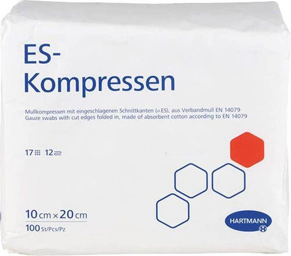 Hartmann ES-Kompressen 12fach 10x20cm (100 Stück)
