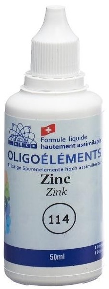 zinc (114) solution liquide ionisée
