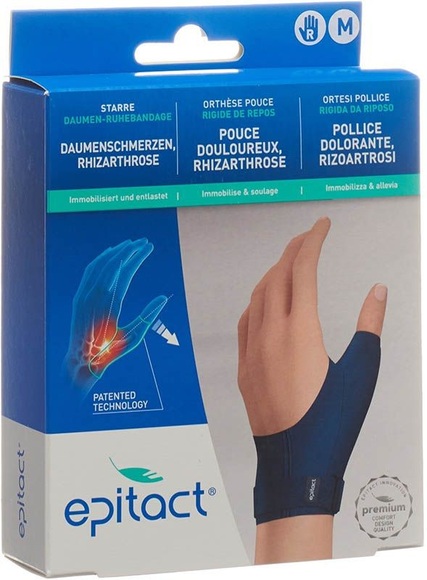 Epitact starre Daumen-Ruhebandage M rechts (1 Stück)
