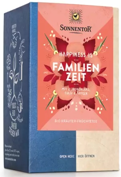 SONNENTOR Happiness is Familienzeit Tee Tee (18 Stück)