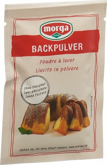 Backpulver ohne Phosphat