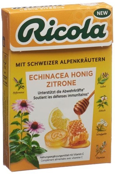 Ricola Echinacea Honig Zitrone mit Zucker (50 g)