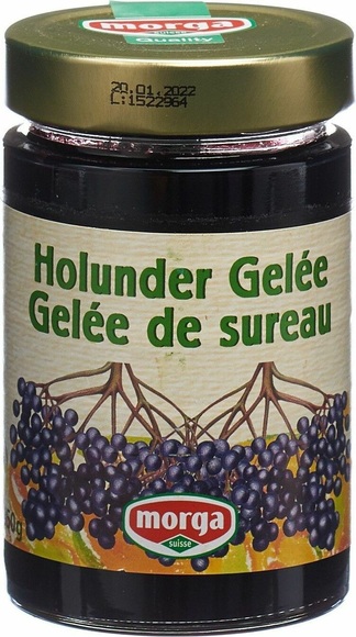 morga Konfitüre Holundergelée schwarz (350 g)