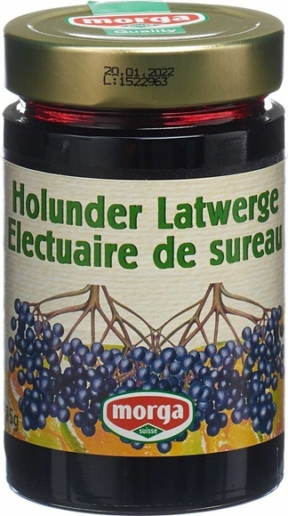 morga Konfitüre Holunder Latwerge (375 g)