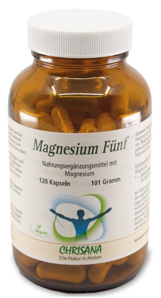 CHRISANA Magnesium fünf Kapsel (120 Stück)
