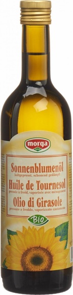 morga Sonnenblumenöl kaltgepresst (5 dl)