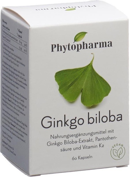 Phytopharma Ginkgo biloba Kapsel (60 Stück)