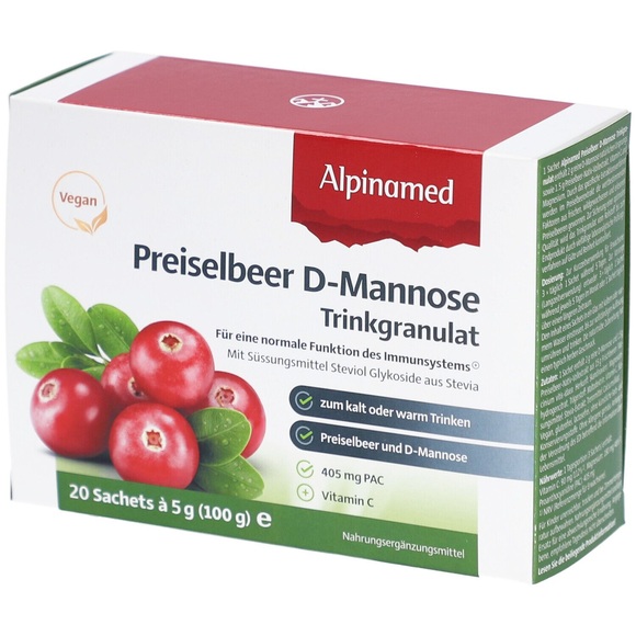 Alpinamed Preiselbeer D-Mannose Trinkgranulat